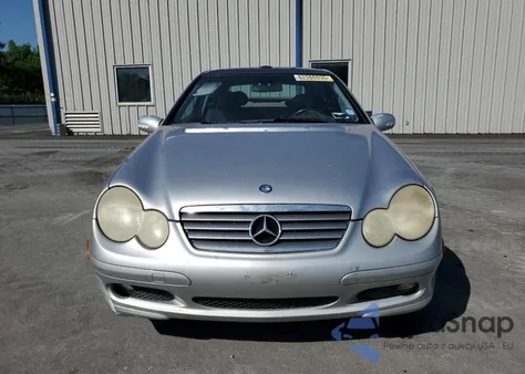 2004 Mercedes-Benz C 230K Sport Coupe из США, поврежденный, VIN WDBRN40J94A548568